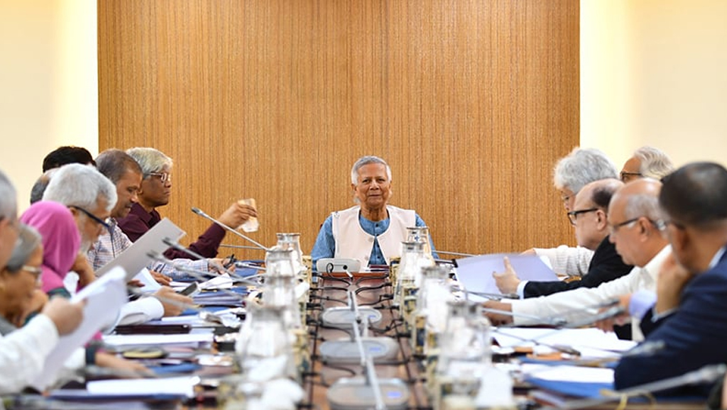 উপদেষ্টা পরিষদের বৈঠকে ২০২৫-২৬ অর্থবছরের প্রস্তাবিত বাজেট অনুমোদন