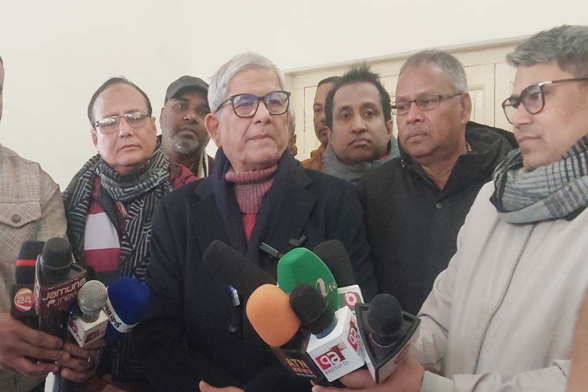 আইনশৃঙ্খলা পরিস্থিতিতে আমরা সন্তুষ্ট নই: মির্জা ফখরুল