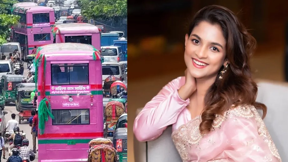 ‘গোলাপি বাস’ নিয়ে মুখ খুললেন সাদিয়া আয়মান